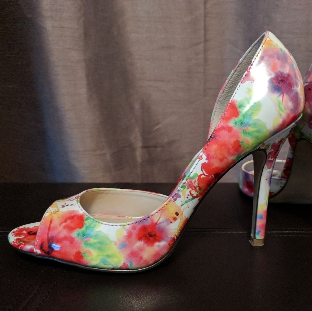 ELLE "Elkatia" Heels - Floral